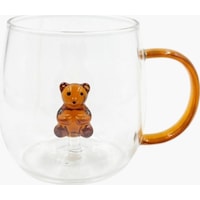 Chacha Home Figürlü Borosilikat Cam Kupa 350 Ml - Renkli Kulplu Bardak - El Yapımı Cam Figürlü Sunum Kupası Ayıcık Figür Chacha Home Figürlü Borosilikat Cam Kupa 350 Ml - Renkli Kulplu Bardak - El Yapımı Cam Figürlü Sunum Kupası Ayıcık Figür