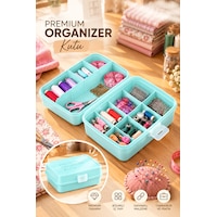 Porsima 1192-1 Premium 12 Bölmeli Çok Amaçlı Organizer Saklama Ka Yeşil Porsima 1192-1 Premium 12 Bölmeli Çok Amaçlı Organizer Saklama Ka Yeşil