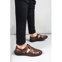 Fast Step Hakiki Deri Erkek Klasik Sandalet 662ma119b 001 Fast Step Hakiki Deri Erkek Klasik Sandalet 662ma119b 001