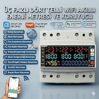 Onoff Tuya Wifi Akıllı 3 Fazlı Yüksek Voltaj Düşük Voltaj Kaçak Akım Güc Tüketimi Zamanlama Uzaktan Kontrol Anahtar Röle 80 Amper Onoff Tuya Wifi Akıllı 3 Fazlı Yüksek Voltaj Düşük Voltaj Kaçak Akım Güc Tüketimi Zamanlama Uzaktan Kontrol Anahtar Röle 80 Amper