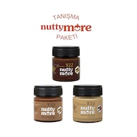 Nutty More Fındık Ezmesi Tanışma Paketi 200 Gr X 3 Adet Nutty More Fındık Ezmesi Tanışma Paketi 200 Gr X 3 Adet