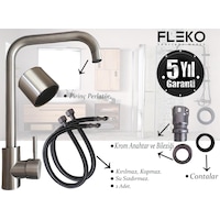 Fleko Inox Mutfak Eviye Bataryası Mutfak Musluğu Tek Gövde Pirin Fleko Inox Mutfak Eviye Bataryası Mutfak Musluğu Tek Gövde Pirin
