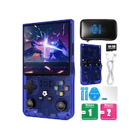 Konsol Plus R36s Max Retro El Oyun Konsolu 4.0'' Ips Ekranlı 18.000 Oyunlu - Mavi Konsol Plus R36s Max Retro El Oyun Konsolu 4.0'' Ips Ekranlı 18.000 Oyunlu - Mavi