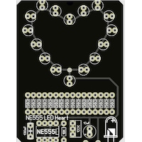 Led Işıklı Kalp Şeklinde Hobi Devresi Ne555 Led Işıklı Kalp Şeklinde Hobi Devresi Ne555