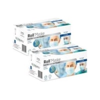Roll Cerrahi Maske Tek Tek Paketli Telli 3 Katlı Meltblown 100 Ad