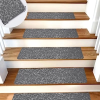 Tink Gri Kaydırmaz Keçe Merdiven Matı 22x75 Cm Gri - 7 Adet Gri Tink Gri Kaydırmaz Keçe Merdiven Matı 22x75 Cm Gri - 7 Adet Gri
