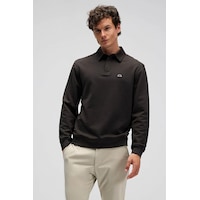 Ellesse Erkek Polo Yaka Sweat Em607-kh Koyu Haki Koyu Haki