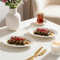 Porsima 4462 Gonca Porselen Kayık Tabak Seti - Oval Kahvaltılık Sunumluk Seti 20cm Beyaz Porsima 4462 Gonca Porselen Kayık Tabak Seti - Oval Kahvaltılık Sunumluk Seti 20cm Beyaz