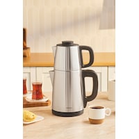 Karaca Tea Break Inox Çelik Su Isıtıcı & Çay Makinesi Karaca Tea Break Inox Çelik Su Isıtıcı & Çay Makinesi