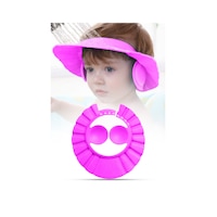 Ayarlanabilir Bebek Banyo Şapkası Yenidoğan Duş Bonesi Göz Kulak Koruyucu 28 CM Pembe Ayarlanabilir Bebek Banyo Şapkası Yenidoğan Duş Bonesi Göz Kulak Koruyucu 28 CM Pembe