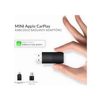 Araç İçi iOS Uyumlu Wireless Mini Carplay Adaptör Çevirici Araç İçi iOS Uyumlu Wireless Mini Carplay Adaptör Çevirici
