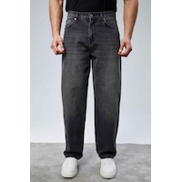 Cedy Denim Cedy Denım Yüksek Kalite Erkek Yüksek Bel Baggy Skater Jean Koyu Gri Cedy Denim Cedy Denım Yüksek Kalite Erkek Yüksek Bel Baggy Skater Jean Koyu Gri