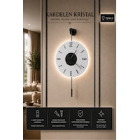 MetaQuartz Aksesuar Siyah Artistry Kardelen Siyah 30x55 Cm Pilli Led , Modern Dekoratif Metal Duvar Saati MetaQuartz Aksesuar Siyah Artistry Kardelen Siyah 30x55 Cm Pilli Led , Modern Dekoratif Metal Duvar Saati