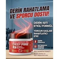 Deep Fıre 2 Kavanoz Vücut Masaj Jeli Sports Recovery Body Massage Gel 2x100 Mg Deep Fıre 2 Kavanoz Vücut Masaj Jeli Sports Recovery Body Massage Gel 2x100 Mg