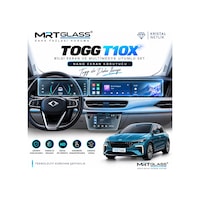 Togg T10x Uyumlu 9h Nano Dijital Gösterge Ve Multimedya Komple Ekran Koruyucu Seti Togg T10x Uyumlu 9h Nano Dijital Gösterge Ve Multimedya Komple Ekran Koruyucu Seti