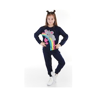 Simli Koala Kız Çocuk Kışlık Eşofman Takım Simli Koala Kız Çocuk Kışlık Eşofman Takım