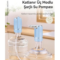 Vayomy Smartfold Katlanabilir Şarjlı Damacana Pompası - Akıllı Ölçülü Otomatik Dokunmatik Su Pompası Yeni Nesil Mavi Vayomy Smartfold Katlanabilir Şarjlı Damacana Pompası - Akıllı Ölçülü Otomatik Dokunmatik Su Pompası Yeni Nesil Mavi