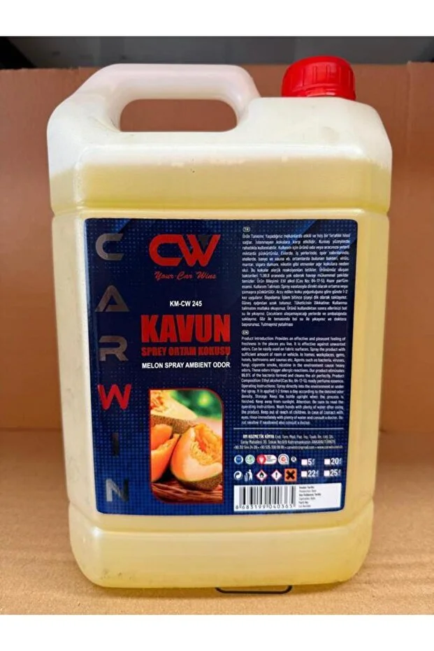 Carwin Kavun Sprey Oda & Oto Koku Parfümü 5 Lt Kalıcı Ev Kokusu, Araba & Oto Kokusu Carwin Kavun Sprey Oda & Oto Koku Parfümü 5 Lt Kalıcı Ev Kokusu, Araba & Oto Kokusu