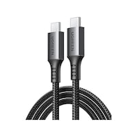 Ugreen Usb-c 60w 3a Qc Pd Örgülü Hızlı Şarj Kablosu, 1 Metre, Siyah, 15373 -