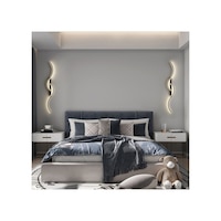 Led Aplik Modern Duvar 3renk - San Felipe 100 Cm Antrasit Led Aplik Modern Duvar 3renk - San Felipe 100 Cm Antrasit