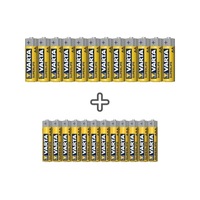 Varta Süperlife 24'lü Özel Pil Paketi (12AA + 12AAA) Varta Süperlife 24'lü Özel Pil Paketi (12AA + 12AAA)