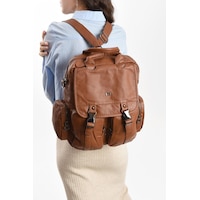 Baginn Y.s.deri Kadın Sırt Çantası 35 25 Cm Vegan Deri Yıkama Suni Deri Postacı Çapraz Askılı Omuz Çantası Taba Baginn Y.s.deri Kadın Sırt Çantası 35 25 Cm Vegan Deri Yıkama Suni Deri Postacı Çapraz Askılı Omuz Çantası Taba