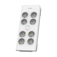 Philips SPN7080WA/62 900J 8'li Akım Korumalı Priz 2 Metre Beyaz Philips SPN7080WA/62 900J 8'li Akım Korumalı Priz 2 Metre Beyaz