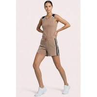 Guitar Casual Camel Örme Şort Camel Guitar Casual Camel Örme Şort Camel