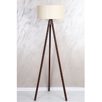 Mdf Lamba Yuvarlak Kumaş Lambader Krem Kahve Ly516 Mdf Lamba Yuvarlak Kumaş Lambader Krem Kahve Ly516