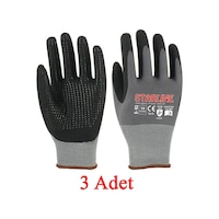 Starline E-92 Puanlı Mikro Köpük Nitril Eldiven Montaj Eldiveni No.9/large - 3 Adet Starline E-92 Puanlı Mikro Köpük Nitril Eldiven Montaj Eldiveni No.9/large - 3 Adet