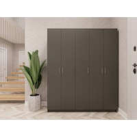 Asra Trend Vestiyer & Portmanto V-09 %100 MDF 5 Kapaklı Geniş Ayakkabılık Koyu Gri Asra Trend Vestiyer & Portmanto V-09 %100 MDF 5 Kapaklı Geniş Ayakkabılık Koyu Gri
