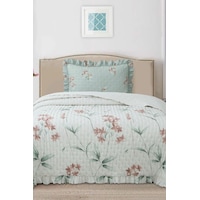 Breeze Doğal Rapsodi Tek Kişilik Yatak Örtüsü 180x240 Çok Renkli Breeze Doğal Rapsodi Tek Kişilik Yatak Örtüsü 180x240 Çok Renkli