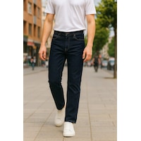 Cedy Denim Regular Fit Jean Martin Yüksek Bel Standart Kesim Esnek Kot Pantolon C336 Mavi Cedy Denim Regular Fit Jean Martin Yüksek Bel Standart Kesim Esnek Kot Pantolon C336 Mavi