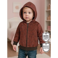 Denokids Hayvanlar Erkek Bebek Kahverengi Sweatshirt Çok Renkli Denokids Hayvanlar Erkek Bebek Kahverengi Sweatshirt Çok Renkli
