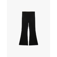 Koton Yüksek Bel İspanyol Paça Pantolon Siyah 7wkg40067ak Koton Yüksek Bel İspanyol Paça Pantolon Siyah 7wkg40067ak
