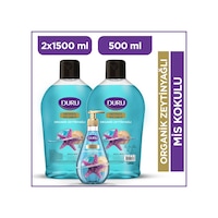 Duru Organik Zeytinyağlı Okyanus Sıvı Sabun 2 x 1500 ML + 500 ML Duru Organik Zeytinyağlı Okyanus Sıvı Sabun 2 x 1500 ML + 500 ML