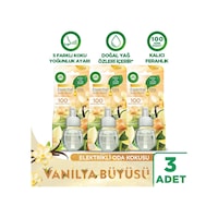 Air Wick Elektrikli Oda Kokusu Yedek Şişe Vanilya Büyüsü 3'lü Air Wick Elektrikli Oda Kokusu Yedek Şişe Vanilya Büyüsü 3'lü