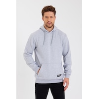 MMetalic Kanguru Cepli Kapüşonlu İçi Pamuklu Erkek Sweatshirt MMetalic Kanguru Cepli Kapüşonlu İçi Pamuklu Erkek Sweatshirt