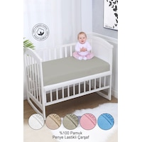 %100 Organik Pamuk Penye Lastikli Bebek Çarşafı %100 Organik Pamuk Penye Lastikli Bebek Çarşafı