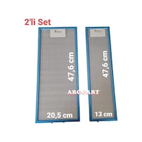 Vestel Uyumlu Efes Aspiratör Alüminyum Filtre - 2'li Set - 20,5x47,6 Cm / 13x47,6 Cm Vestel Uyumlu Efes Aspiratör Alüminyum Filtre - 2'li Set - 20,5x47,6 Cm / 13x47,6 Cm