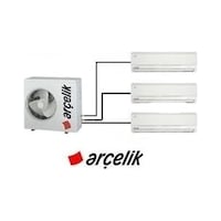 Arçelik ZM18103-999 18000 BTU 1 Dış + 3 İç Ünite (9+9+9) Duvar Tipi Multi Inverter Klima Arçelik ZM18103-999 18000 BTU 1 Dış + 3 İç Ünite (9+9+9) Duvar Tipi Multi Inverter Klima