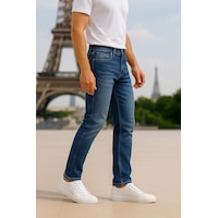 Cedy Denim Slim Fit Jean Joe Normal Bel Dar Kesim Esnek Kot Pantolon C300 Mavi Cedy Denim Slim Fit Jean Joe Normal Bel Dar Kesim Esnek Kot Pantolon C300 Mavi