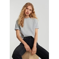 Mad Girls Gri Tişört Mg1284 Mad Girls Gri Tişört Mg1284