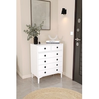 Df11103 6 Çekmeceli Şifonyer Modern Yatak Odası Bebek Odası Çamaşır, Kıyafet Düzenleyici Dolap Beyaz Df11103 6 Çekmeceli Şifonyer Modern Yatak Odası Bebek Odası Çamaşır, Kıyafet Düzenleyici Dolap Beyaz