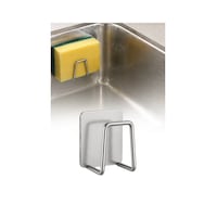 Paslanmaz Çelik Yapışkanlı Drenaj Evye Lavabo Sünger Tutucu Banyo Mutfak Organizer 4,5 cm Paslanmaz Çelik Yapışkanlı Drenaj Evye Lavabo Sünger Tutucu Banyo Mutfak Organizer 4,5 cm