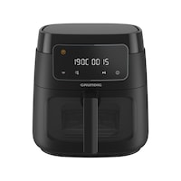 Grundig FRY 7320 AirFit XXL 7.6 L Camlı Airfryer Grundig FRY 7320 AirFit XXL 7.6 L Camlı Airfryer