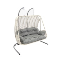 Monalin Home Garden Kudüs Makrome El Örgüsü Çift Kişilik Balkon Teras Bahçe Salıncağı Krem Monalin Home Garden Kudüs Makrome El Örgüsü Çift Kişilik Balkon Teras Bahçe Salıncağı Krem