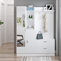Robinhome Robin Home Jessie Vestiyer Ayakkabılık Portmanto Aynalı Raf Beyaz Robinhome Robin Home Jessie Vestiyer Ayakkabılık Portmanto Aynalı Raf Beyaz