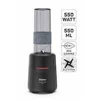Arzum AR1191 Shake'N Take Lite Kişisel Blender 550W, 550 ml Taşınabilir Şişe, Buz Kırma Özellikli, Siyah Arzum AR1191 Shake'N Take Lite Kişisel Blender 550W, 550 ml Taşınabilir Şişe, Buz Kırma Özellikli, Siyah