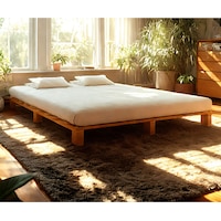 140cm X 190cm Masif Ahşap Platform Karyola Ceviz Renk 140x190 Cm Ceviz Renk 140cm X 190cm Masif Ahşap Platform Karyola Ceviz Renk 140x190 Cm Ceviz Renk